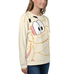Sudadera Patrick Big Face Mummy Crew Neck - Blanco / XS