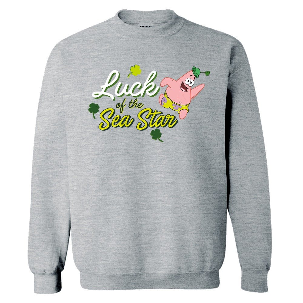 Patrick Star Luck Of The Sea Star Crew Neck Sweatshirt - Paramount Shop