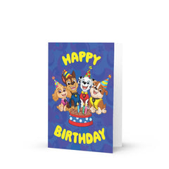 Tarjeta de felicitación de cumpleaños de La Patrulla Canina - 5 en x 7 en