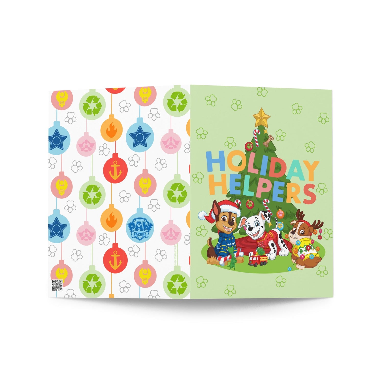 Paw Patrol Christmas Greeting Card - Paramount Shop