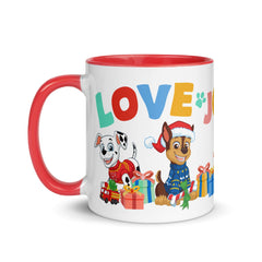 Taza de Navidad de la Patrulla Canina - Rojo / 11 onzas