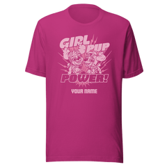 PAW Patrol Girl Pup Power Personalizado Adultos Camiseta de manga corta - Baya / Sm