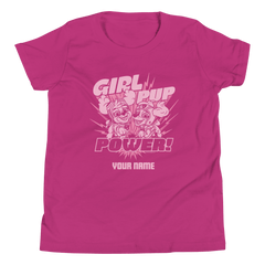 PAW Patrol Girl Pup Power Personalizado Niños Camiseta Premium - Baya / Sm