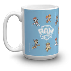 PAW Patrol Entfesselte Helden Personalisierbar Weiß Tasse - Weiß / 15 oz