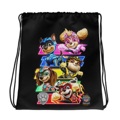 PAW Patrol La película de Mighty Bolsa con cordón - Negro / Talla única