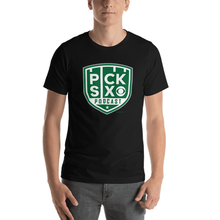 Pick Six Podcast Logo Adult Short Sleeve T - Shirt - Paramount Shop