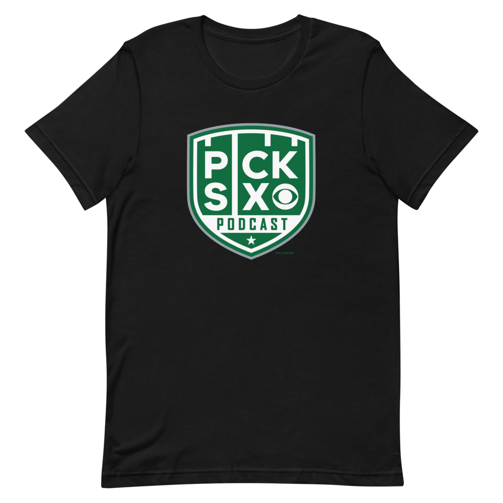 Pick Six Podcast Logo Adult Short Sleeve T - Shirt - Paramount Shop
