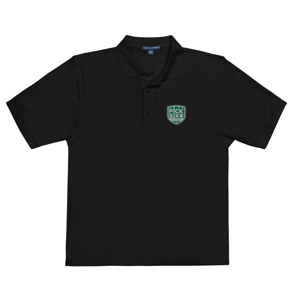Pick Six Podcast Logo Premium Polo Shirt - Paramount Shop