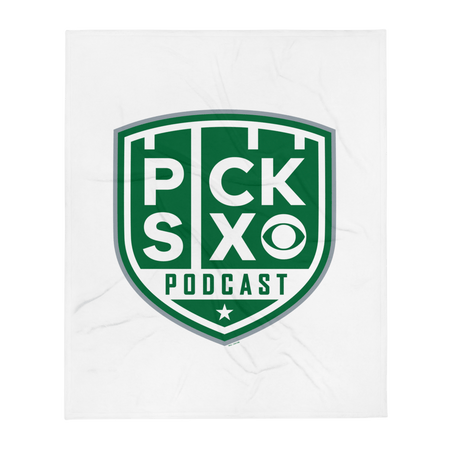 Pick Six Podcast Logo Throw Blanket - Paramount Shop