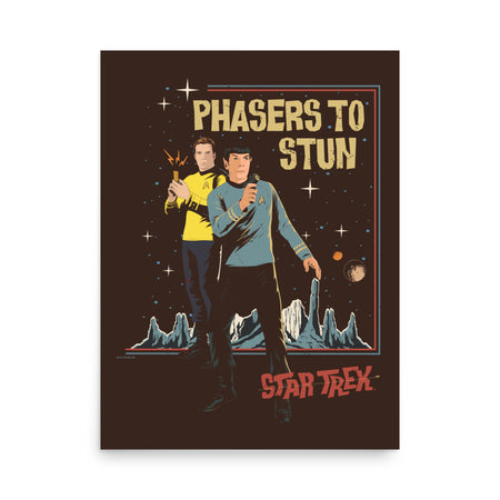 Star Trek: The Original Series Phasers To Stun Premium Poster
