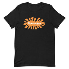 Retro Nickelodeon Adult Short Sleeve T-Shirt - Black Heather / SM