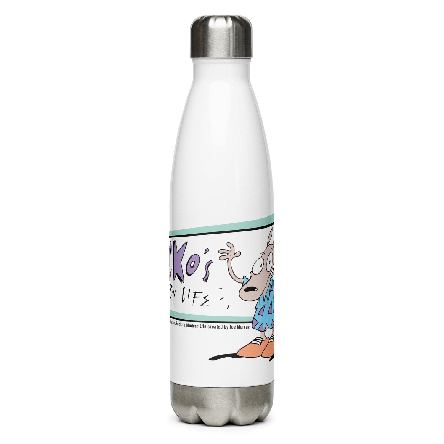 Rocko's Modern Life Logo 17oz Stainless Steel Water Bottle - Paramount Shop