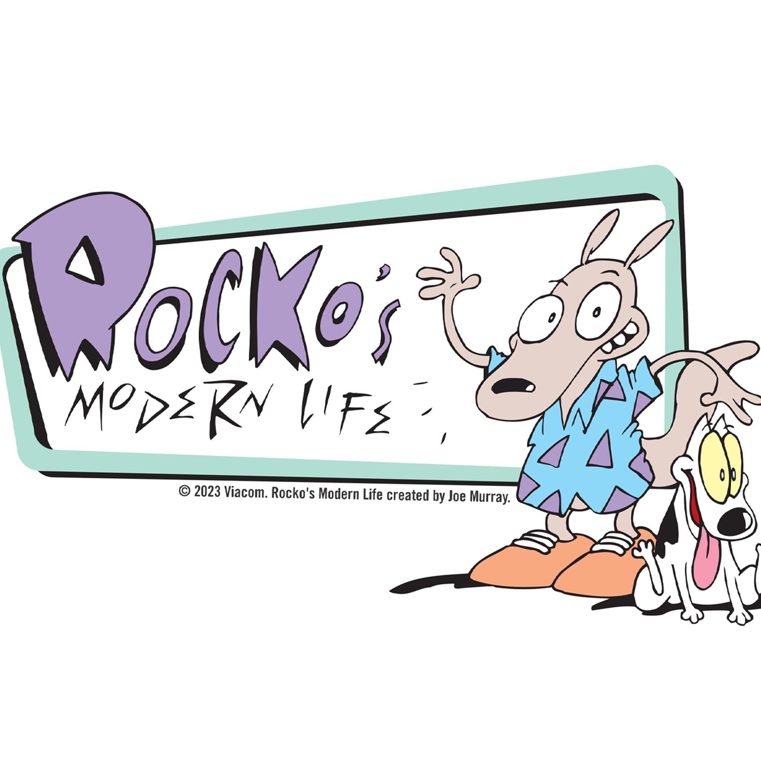 Rocko's Modern Life Logo 17oz Stainless Steel Water Bottle - Paramount Shop