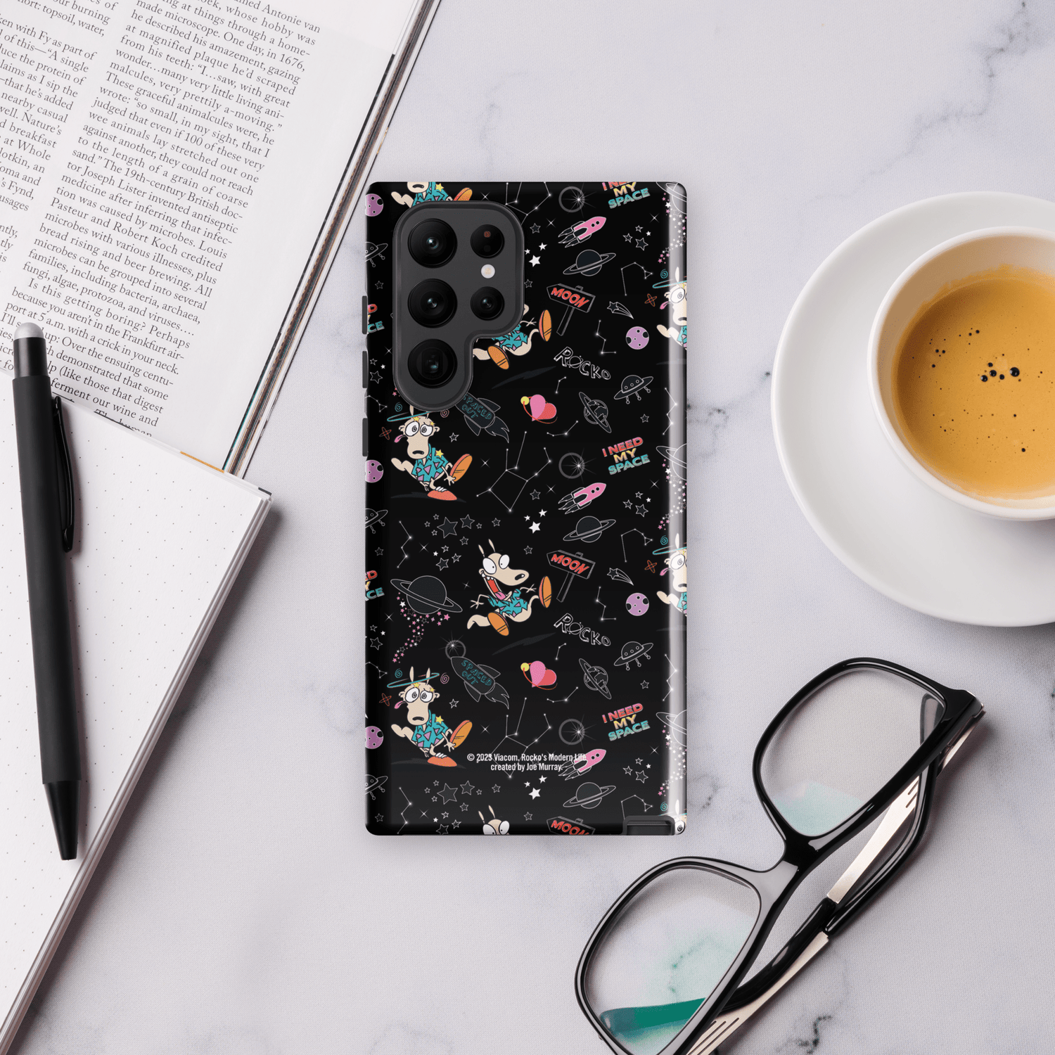 Rocko's Modern Life Space Pattern Tough Phone Case - Samsung - Paramount Shop