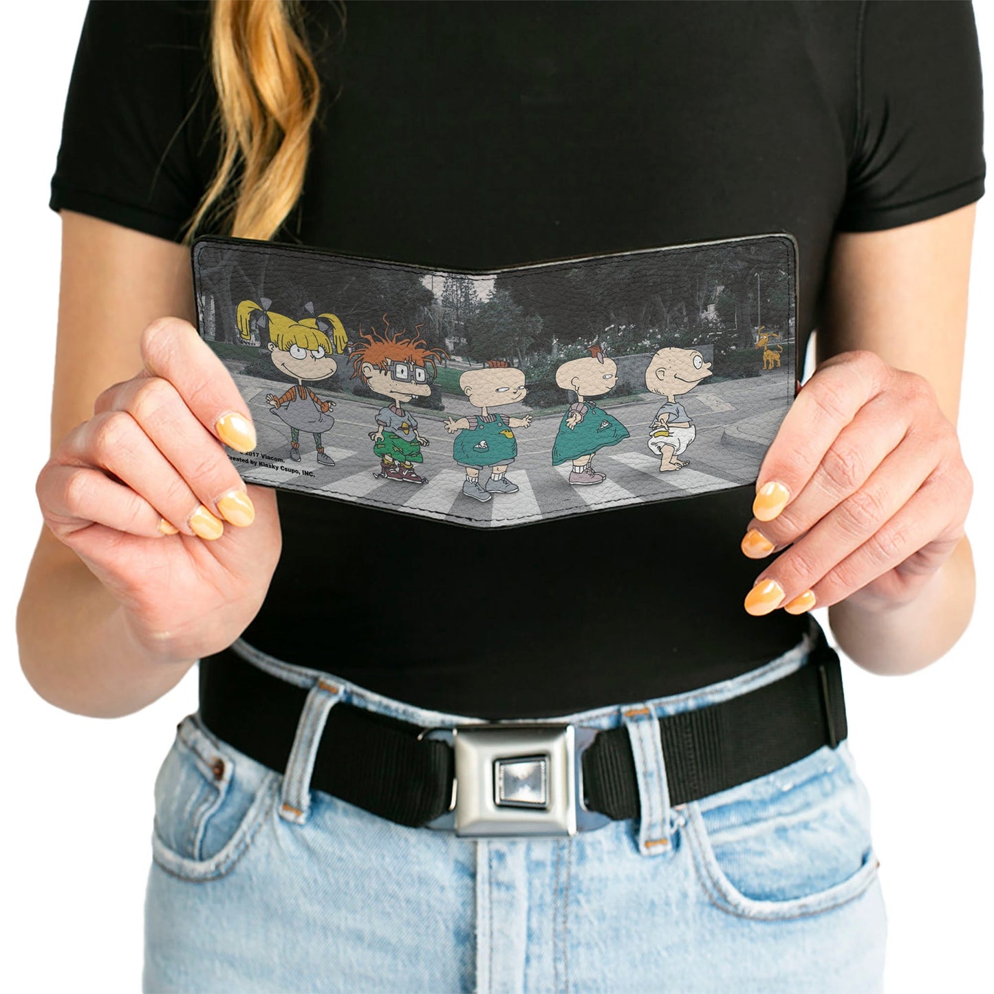 Rugrats 6 - Character Road Crossing Scene Bi - Fold Wallet - Paramount Shop