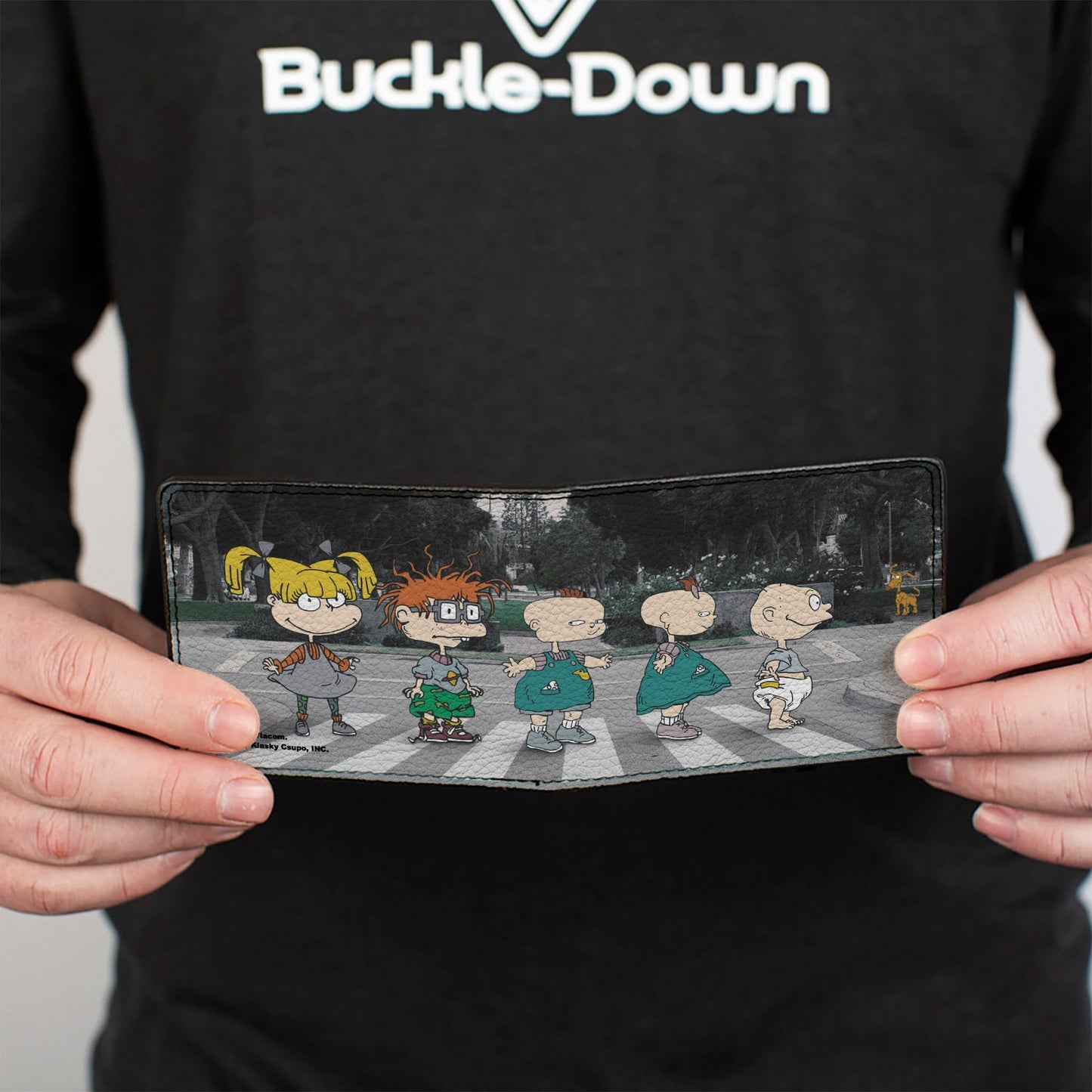 Rugrats 6 - Character Road Crossing Scene Bi - Fold Wallet - Paramount Shop