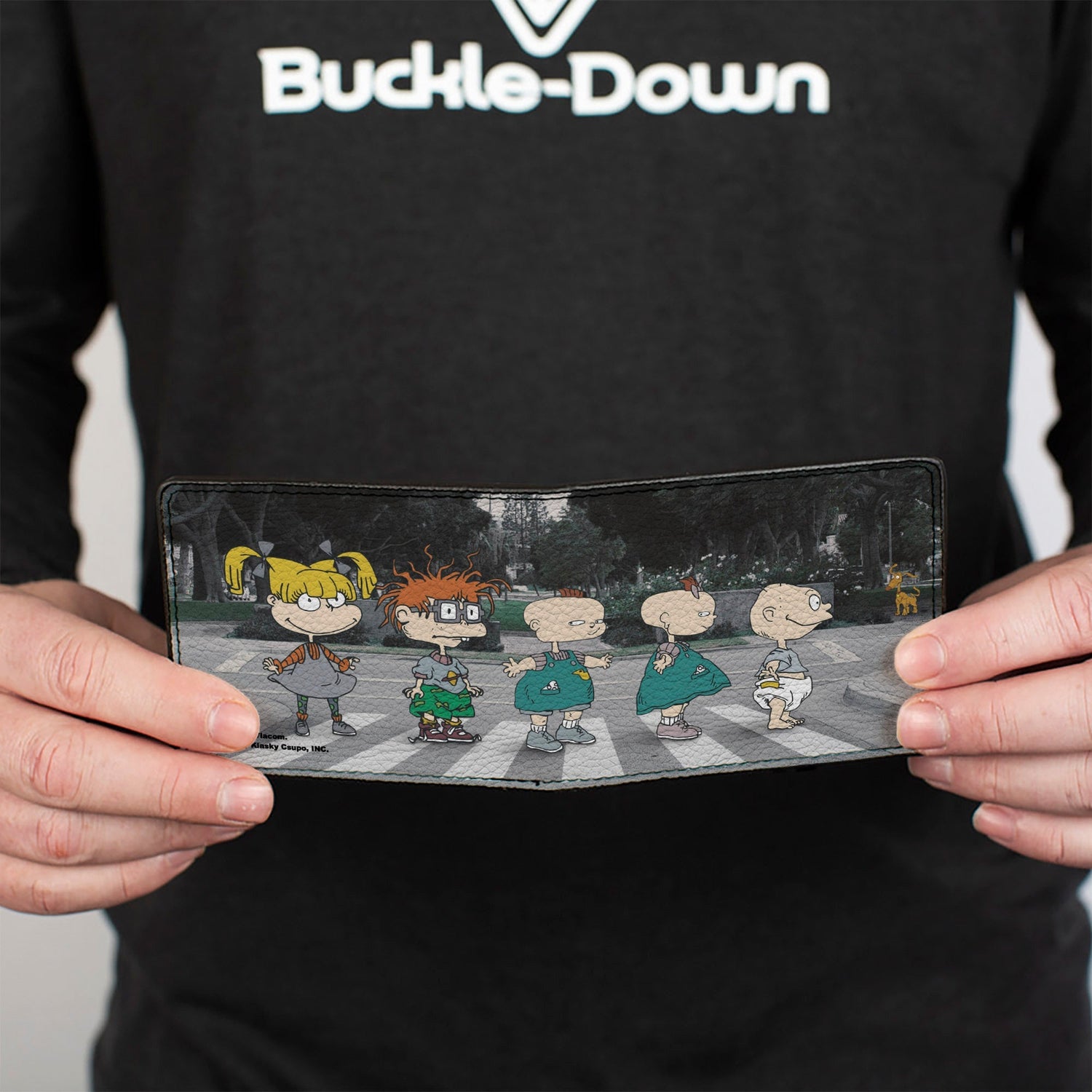 Rugrats 6 - Character Road Crossing Scene Bi - Fold Wallet - Paramount Shop