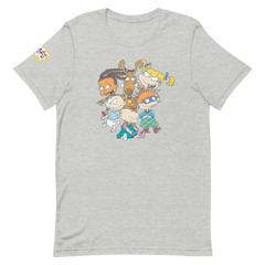 Rugrats Cast Adult Short Sleeve T-Shirt - Athletic Heather / SM
