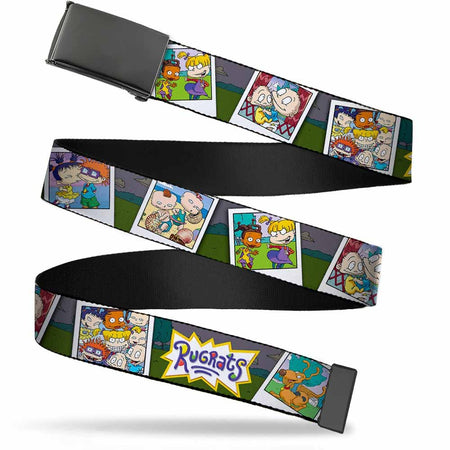 Rugrats Character Snapshots Black Buckle Webbing Belt - Paramount Shop