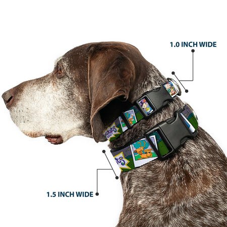 Rugrats Character Snapshots Durable Plastic Clip Dog Collar - Paramount Shop