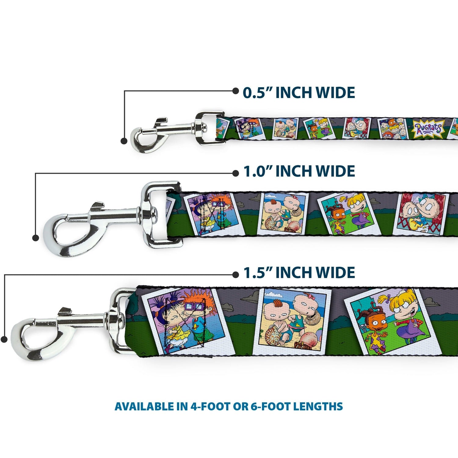 Rugrats Character Snapshots Durable Standard Pet Leash - Paramount Shop