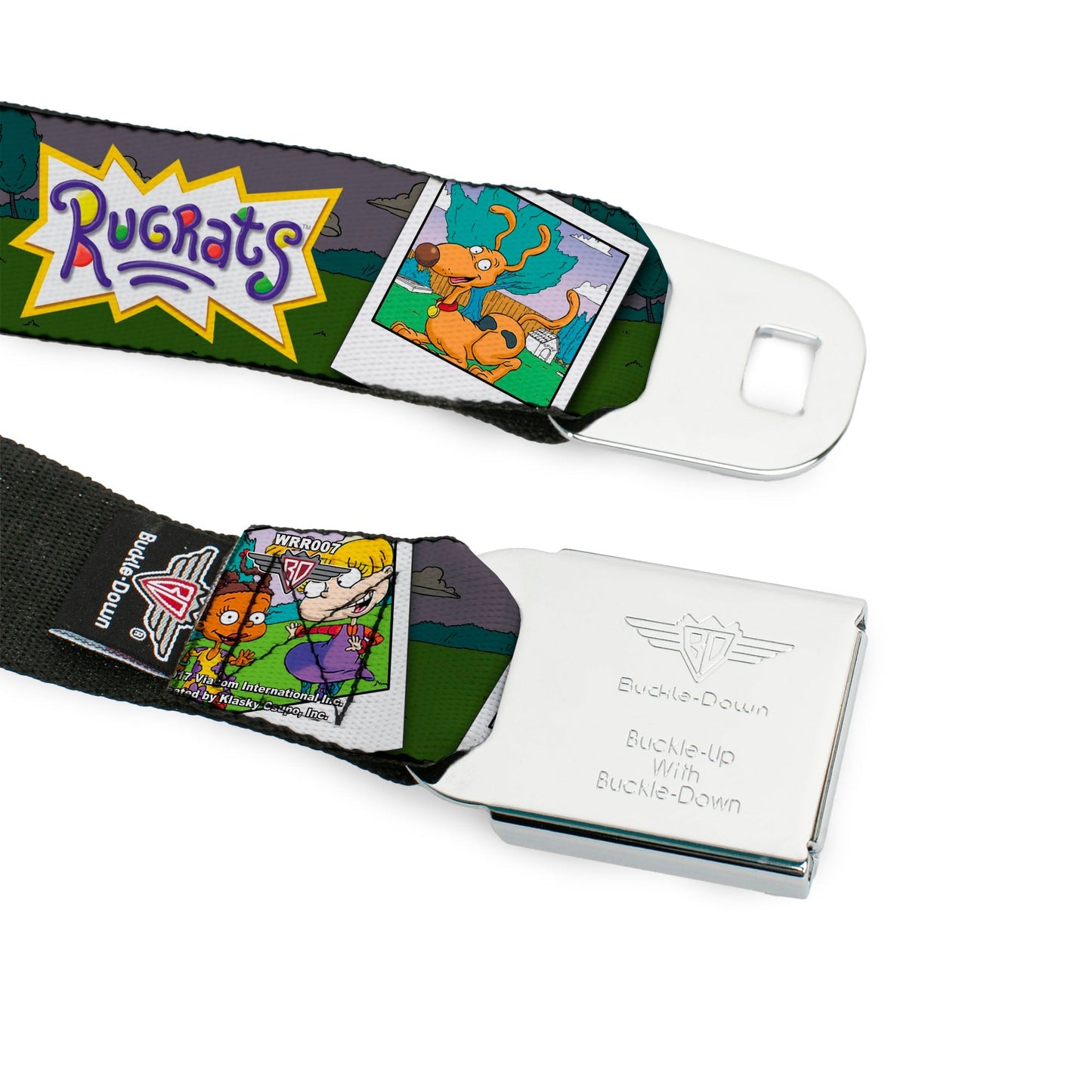 Rugrats Character Snapshots Logo Full Color Seatbelt Belt - Paramount Shop