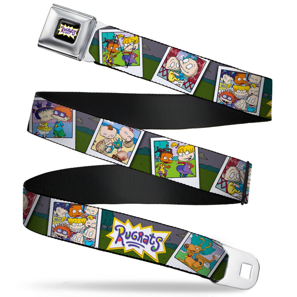 Rugrats Character Snapshots Logo Full Color Seatbelt Belt - Paramount Shop