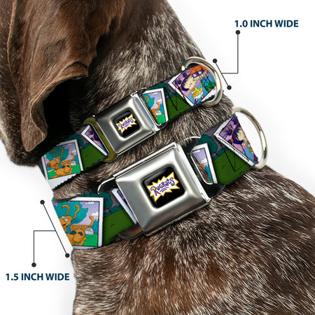 Rugrats Character Snapshots Seatbelt Buckle Dog Collar - Paramount Shop