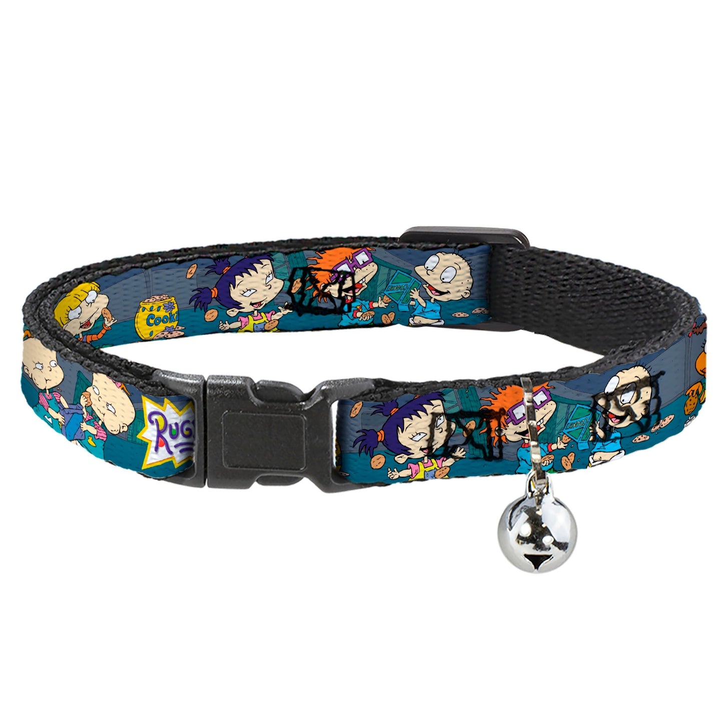 Rugrats Cookie Scene Breakaway Cat Collar with Bell - Paramount Shop