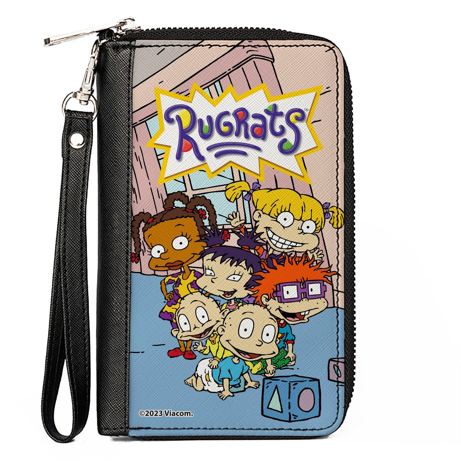 Rugrats Group Pose Rectangle Zip Around Clutch Wallet - Paramount Shop