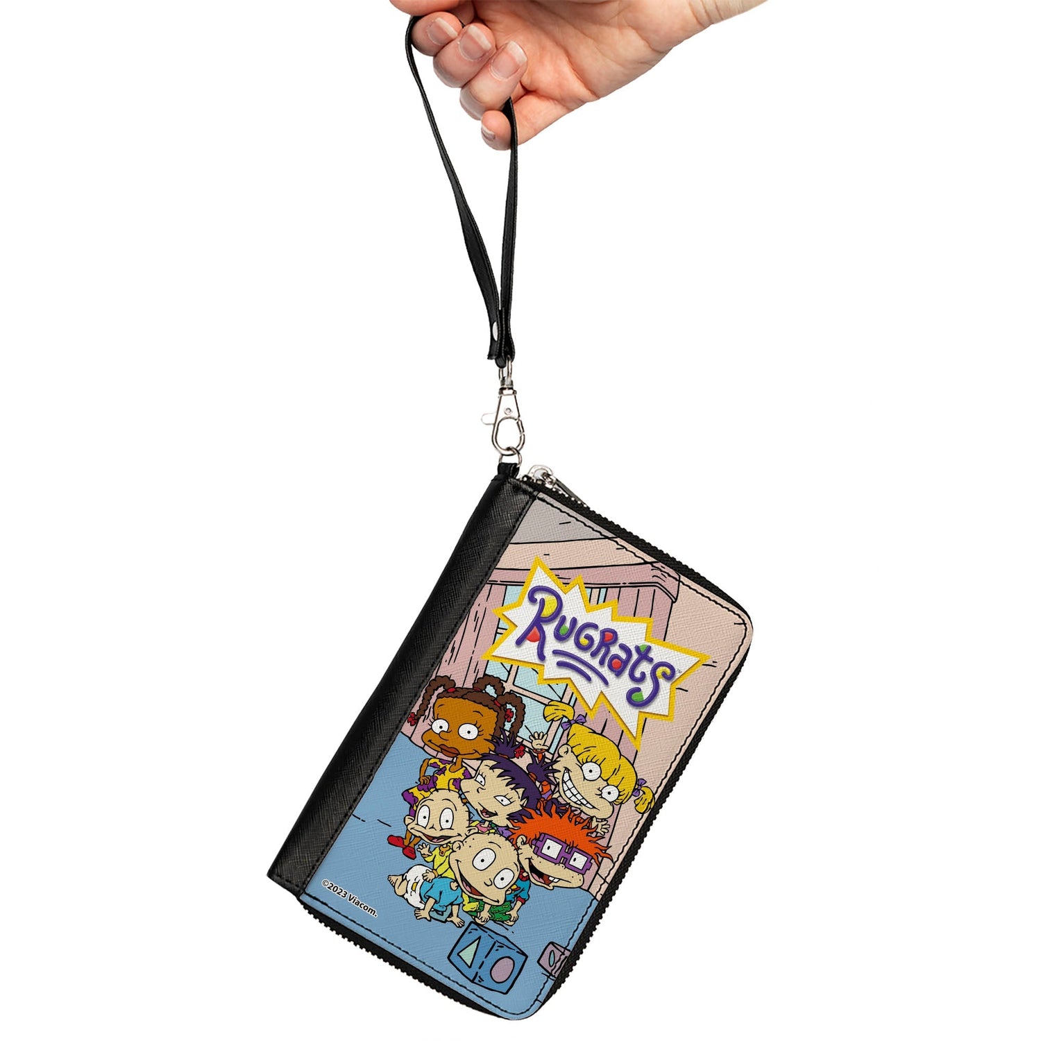 Rugrats Group Pose Rectangle Zip Around Clutch Wallet - Paramount Shop