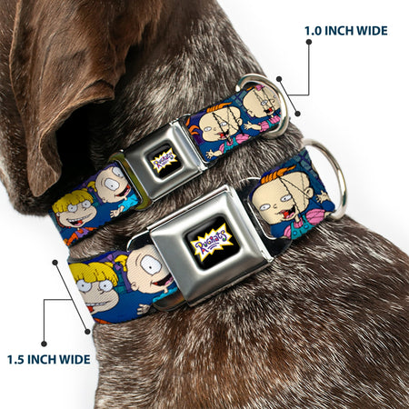 Rugrats Group Pose Seatbelt Buckle Pet Collar Merchandise - Paramount Shop