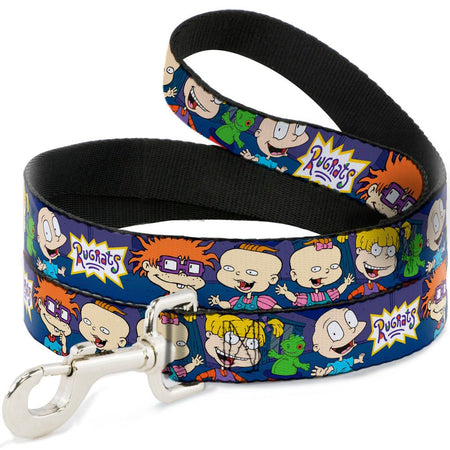 Rugrats Group Pose with Reptar Durable Clip Dog Leash - Paramount Shop