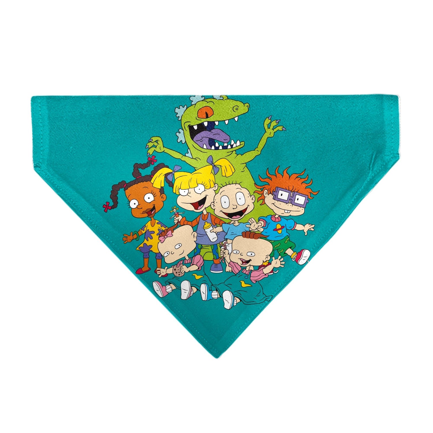 Rugrats Kids Group Pose and Title Logo Pet Bandana - Paramount Shop