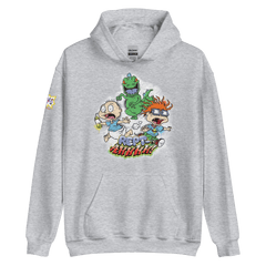 Rugrats Rept-ahhhh! Hooded Sweatshirt - Grey / SM