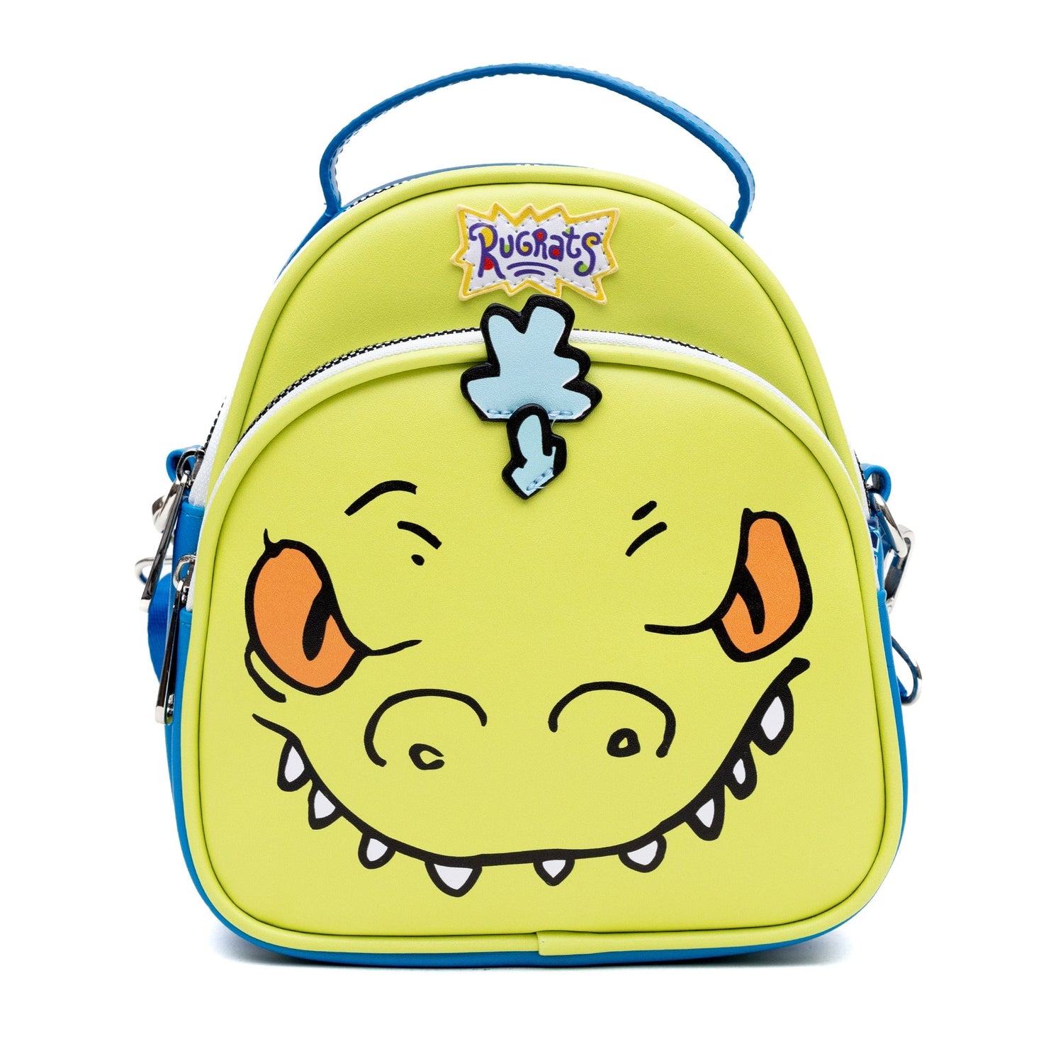 Rugrats Reptar Character Applique Vegan Leather Cross Body Bag - Paramount Shop