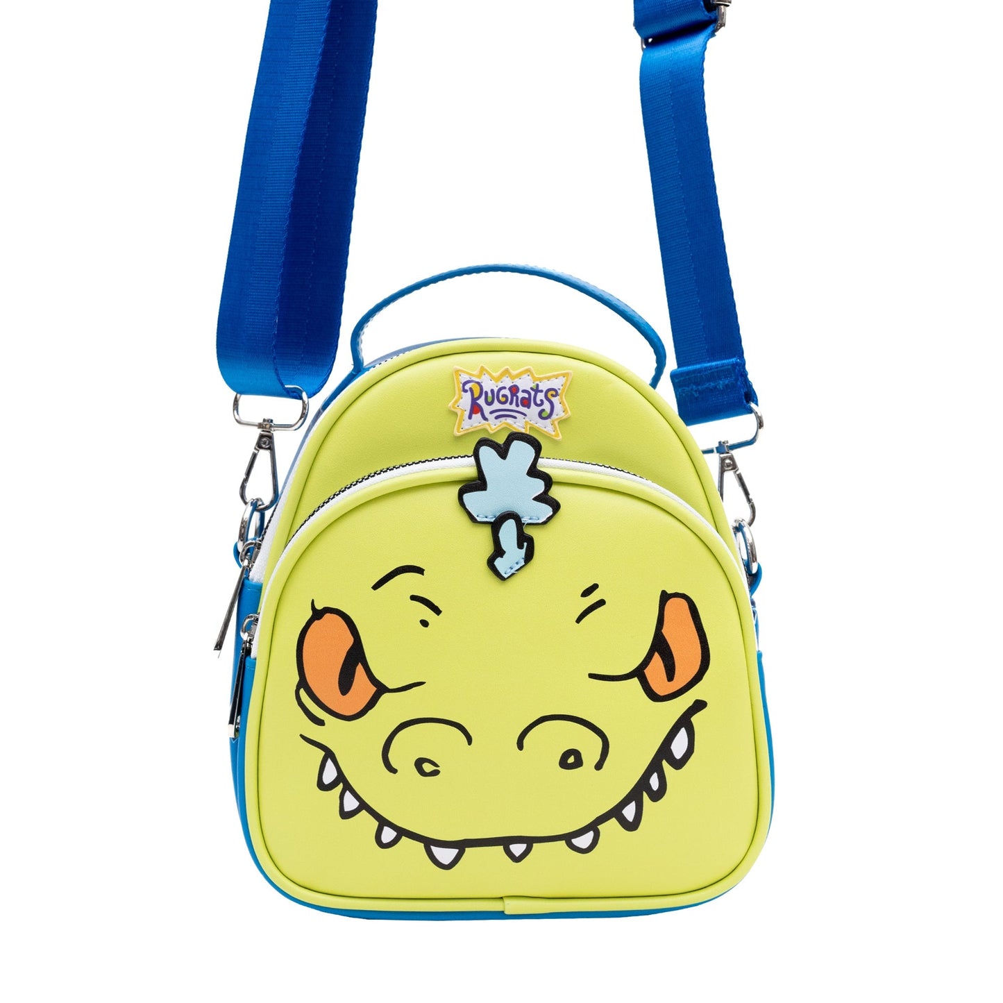Rugrats Reptar Character Applique Vegan Leather Cross Body Bag - Paramount Shop