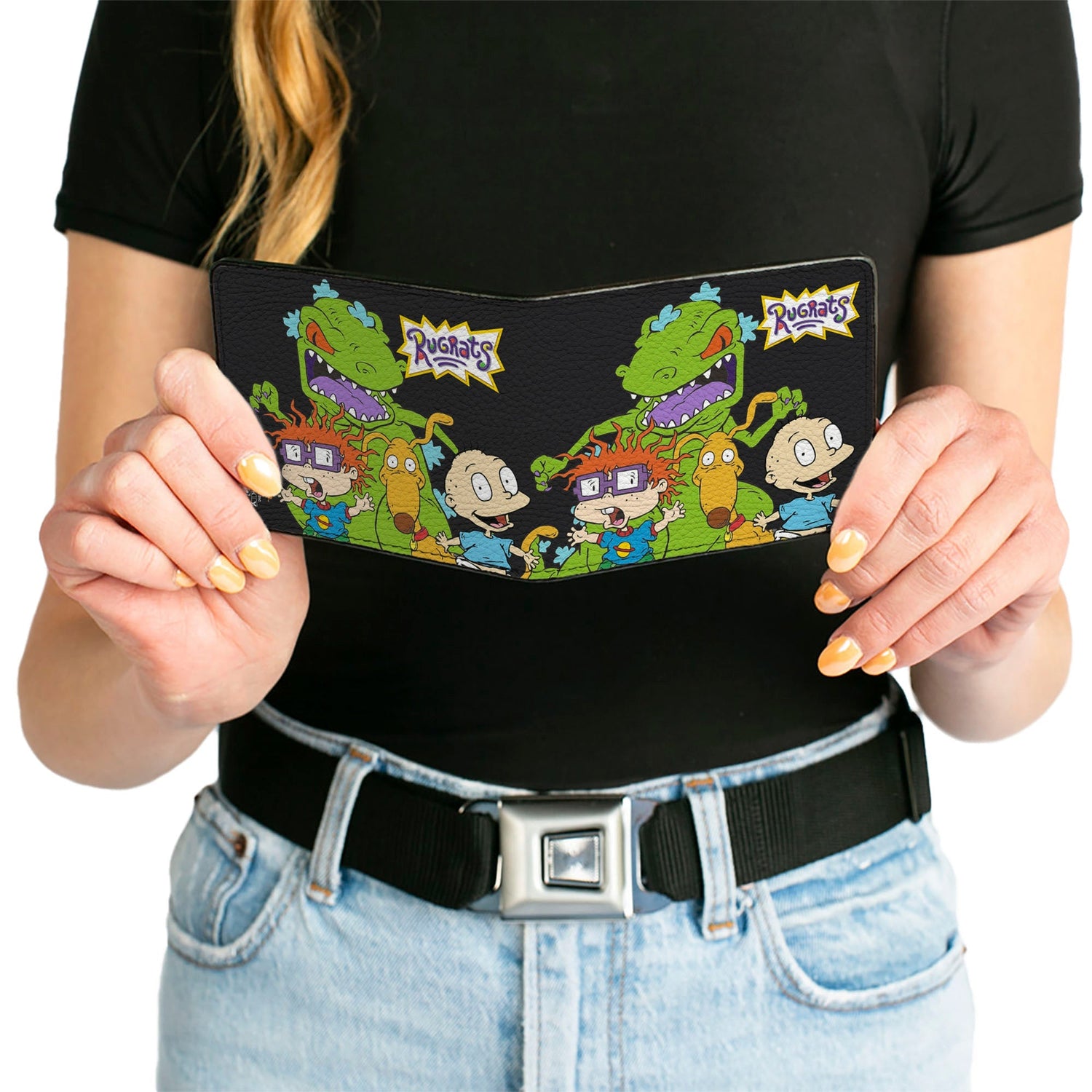 Rugrats Reptar Chuckie Spike & Tommy Bi - Fold Wallet - Paramount Shop