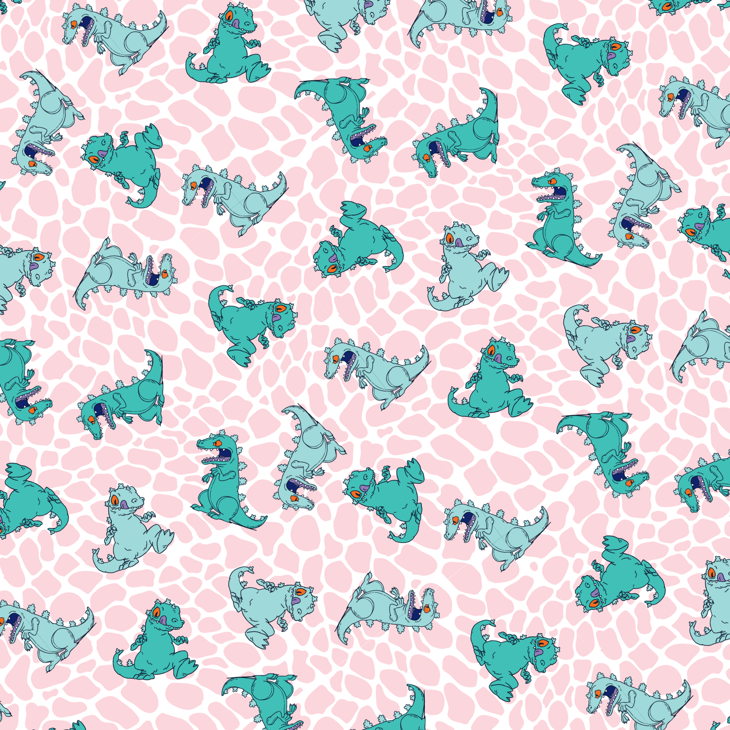 Rugrats Reptar Grey Sherpa Blanket - Paramount Shop
