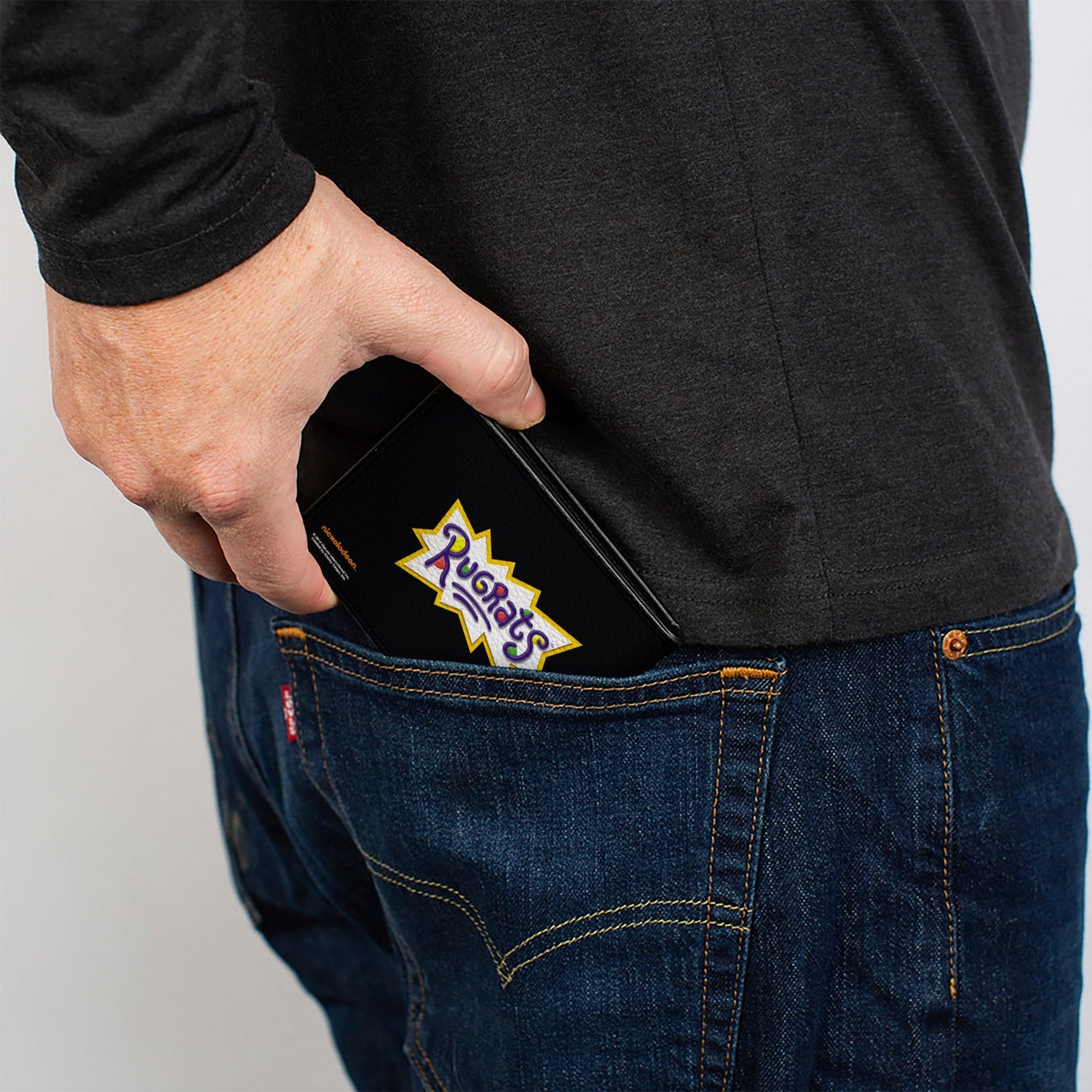 Rugrats Reptar Pose and Logo Vegan Leather Bi - Fold Wallet - Paramount Shop