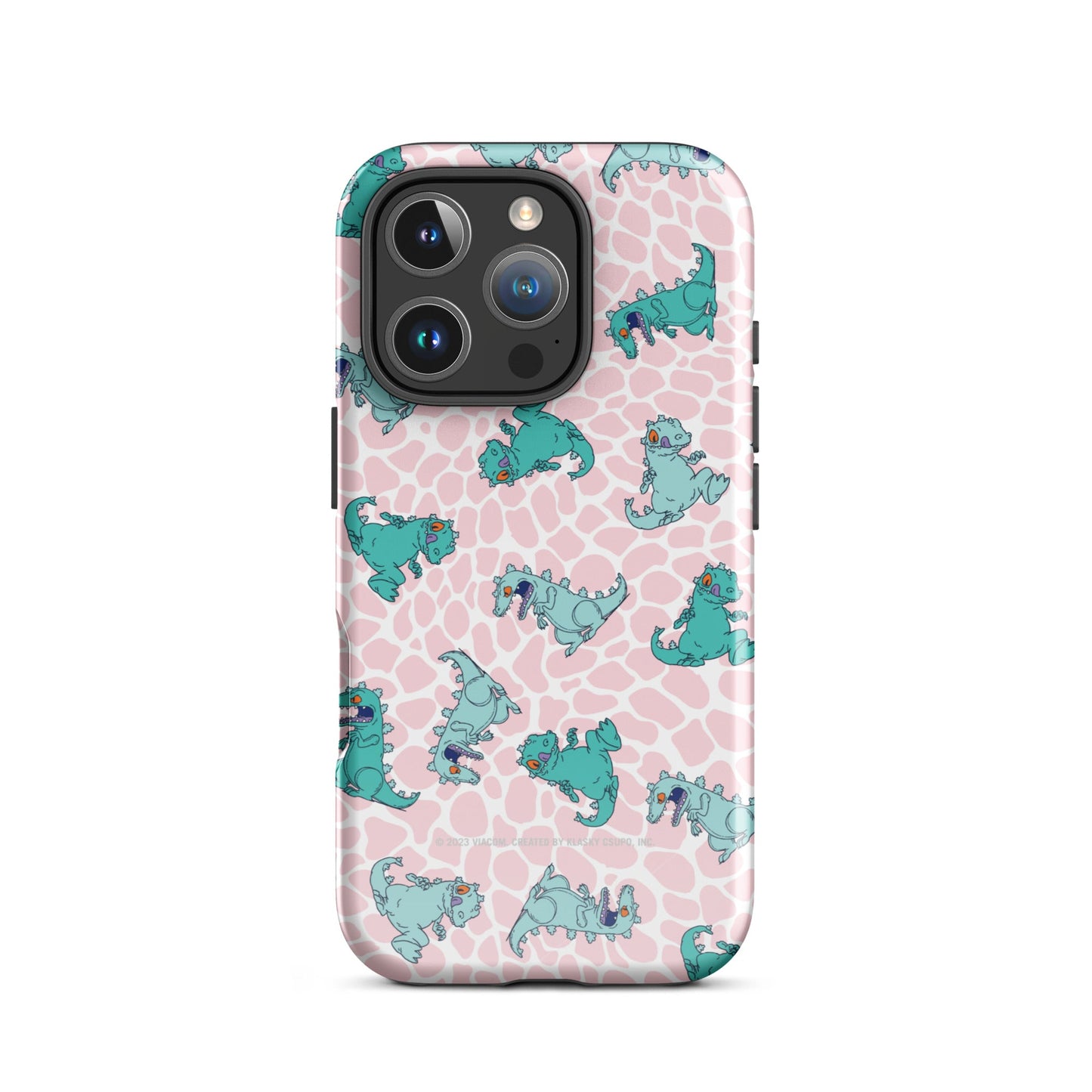 Interior view of the Rugrats tough iPhone case showing the protective lining