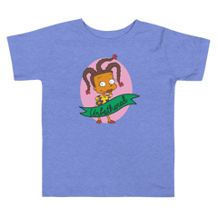 Rugrats Susie Unbothered Toddler Short Sleeve T-Shirt - Heather Columbia Blue / 3T