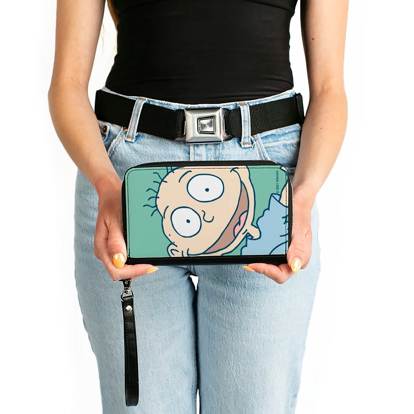 Rugrats Tommy Pickles Close - Up Face Zip Around Wallet - Paramount Shop