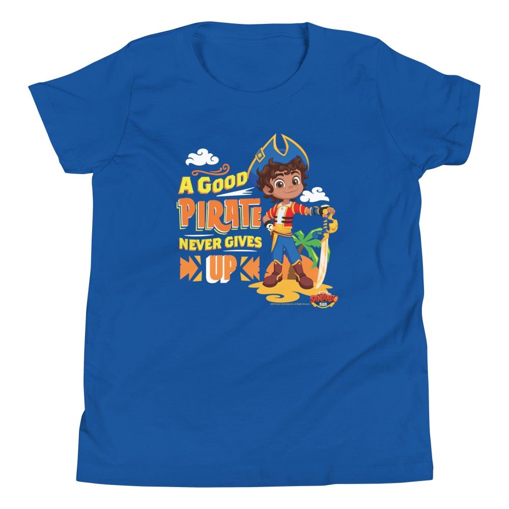 Santiago of the Seas A Good Pirate Never Gives Up Kids Premium T - Shirt - Paramount Shop