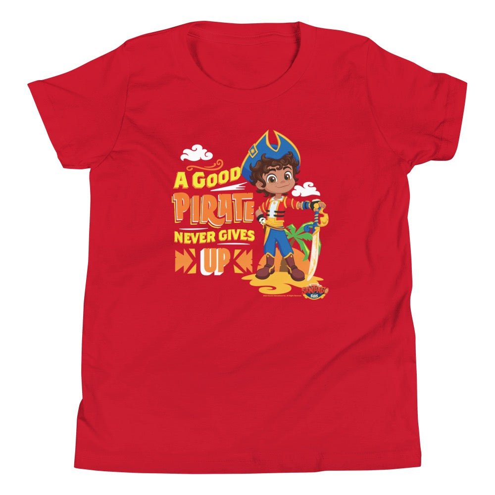 Santiago of the Seas A Good Pirate Never Gives Up Kids Premium T - Shirt - Paramount Shop