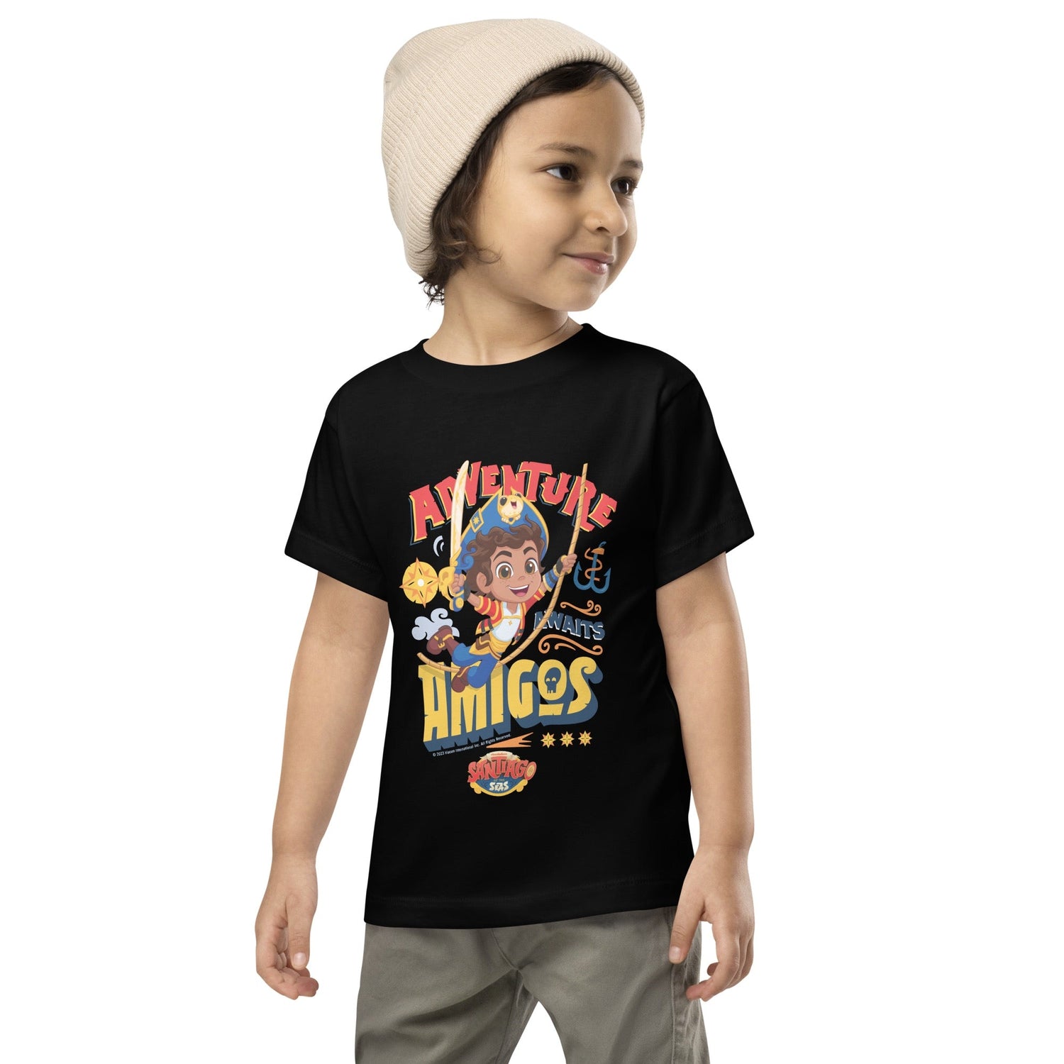 Santiago of the Seas Adventure Awaits, Amigos Youth T - Shirt - Paramount Shop
