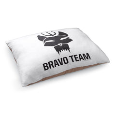SEAL Team Team Bravo Haustierbett - Weiß / 28" x 18"