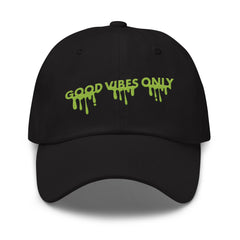 Slime Nur gute Vibes Klassische Vatermütze - Schwarz / Einheitsgröße