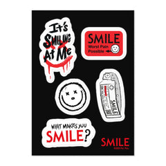 Smile Icons Sticker Sheet - One Size