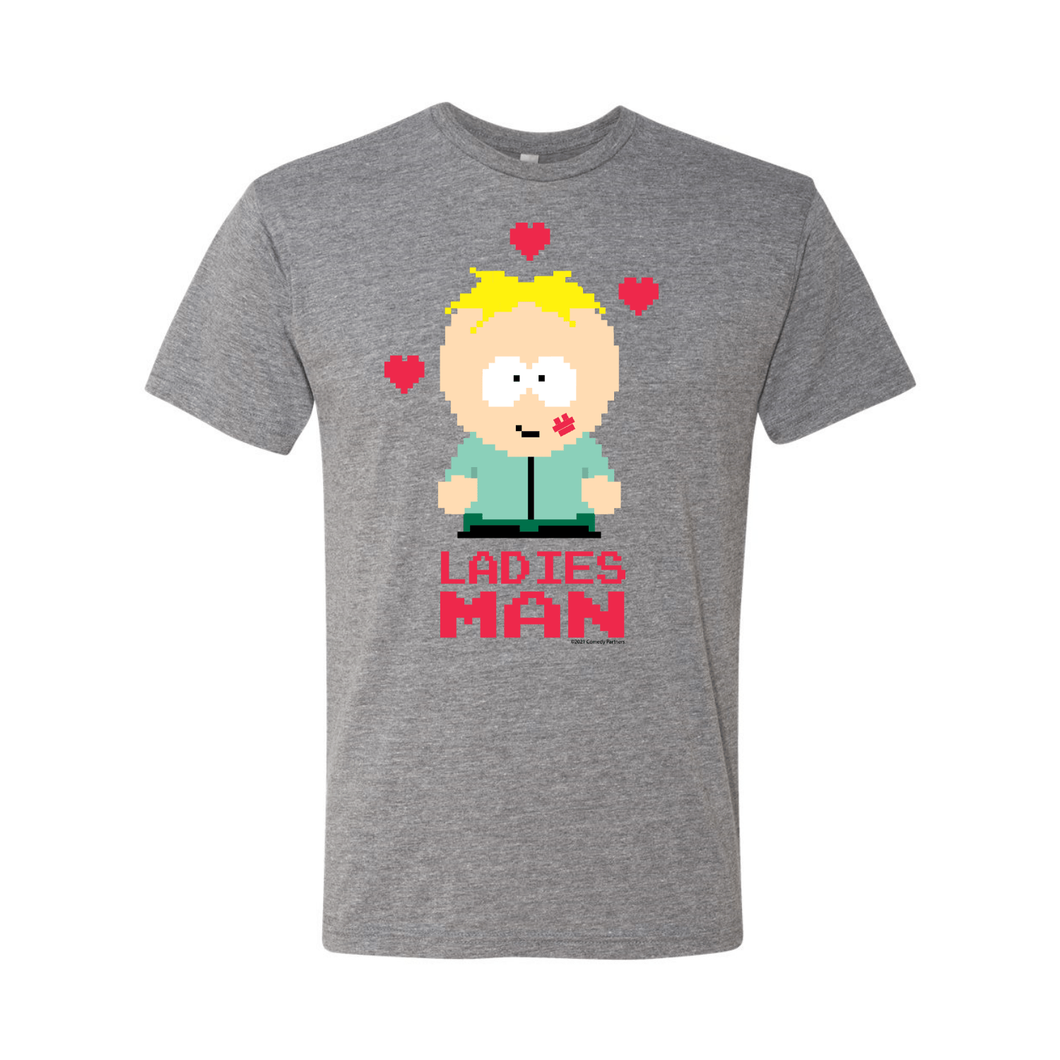 South Park 8 - Bit Butters Ladies Man Short Sleeve T - Shirt - Paramount Shop